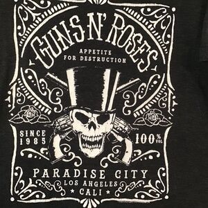 Guns N’ Roses “ Paradise City “ Los Angeles Graphic T-Shirt Sz- M in Black/Gray
